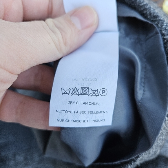 J. Crew gray wool blend herringbone sheath dress with grosgrain ribbon detail 2P - Picture 6 of 7